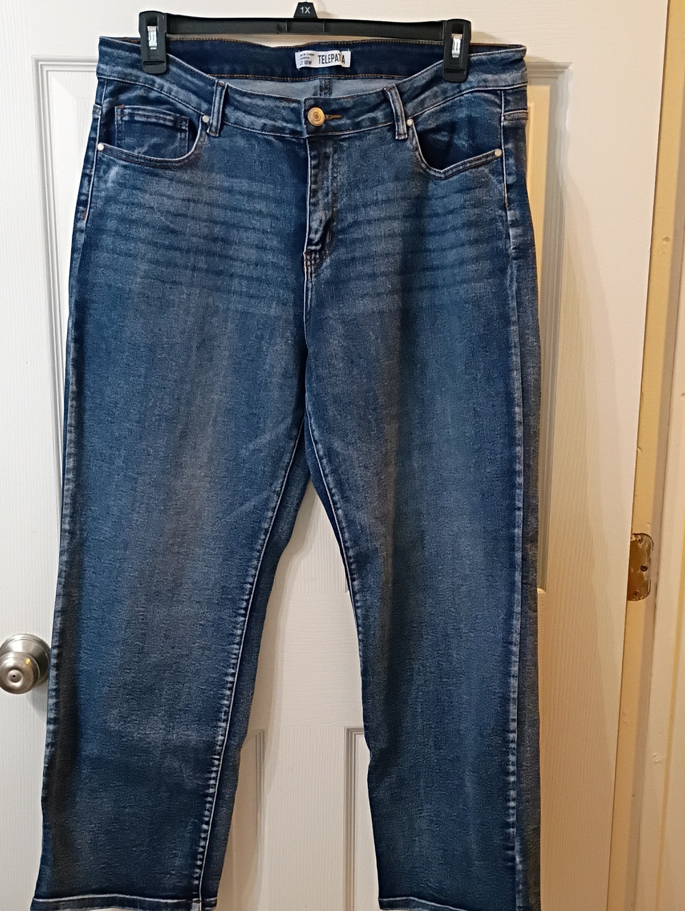 Telepatia Women’s Dark Blue Straight Leg Jeans